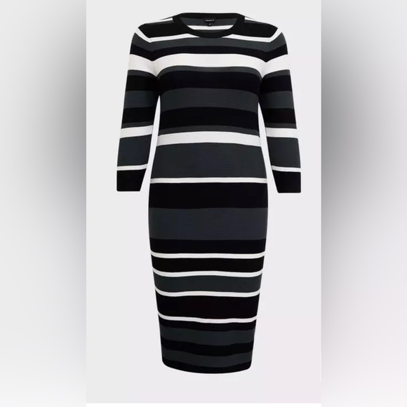 Torrid Midi Sweater Dress, Size M, EUC - Picture 5 of 8